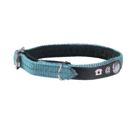 Cat Collar "Lost" Turqoise 30cm