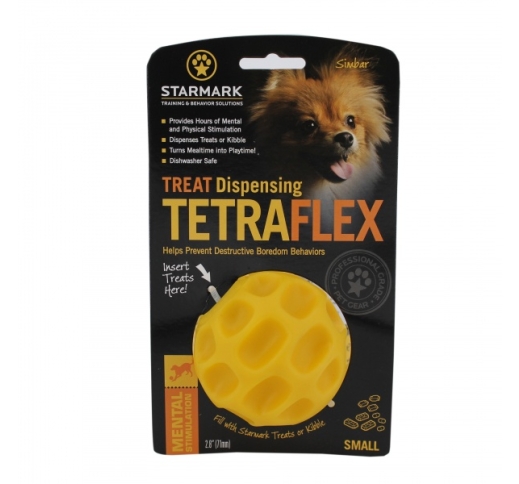 Starmark Tetraflex Treat Dispensing Ball S