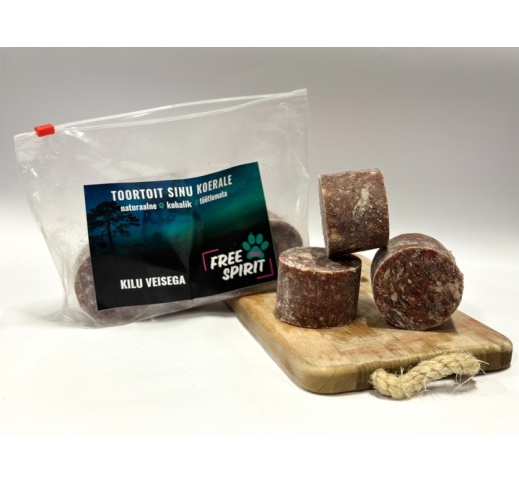Free Spirit Paws Toortoit Kilu Veisega 800g