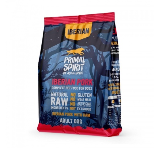 Primal Spirit Iberian Свинина, Корм ​​для собак 1кг