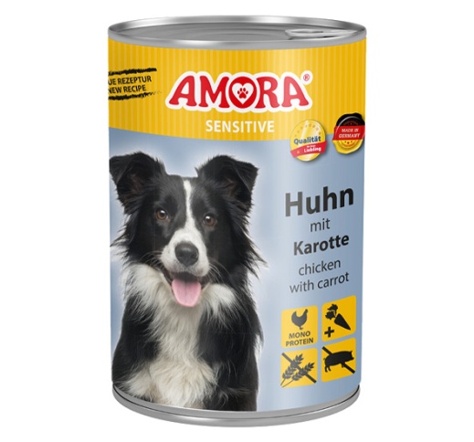 Amora Sensitive Koerakonserv (Kanaliha ja Porgandiga) 400g