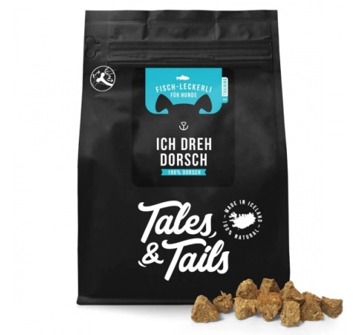 Лакомство Tales & Tails для собак 100% треска 70г