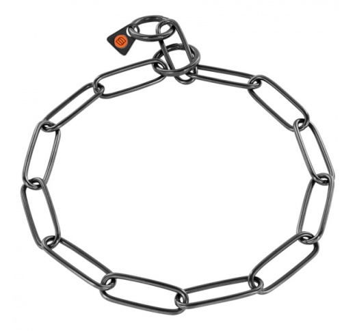 Sprenger Stainless Steel Black Chain (Long Link) 3mm x 53cm