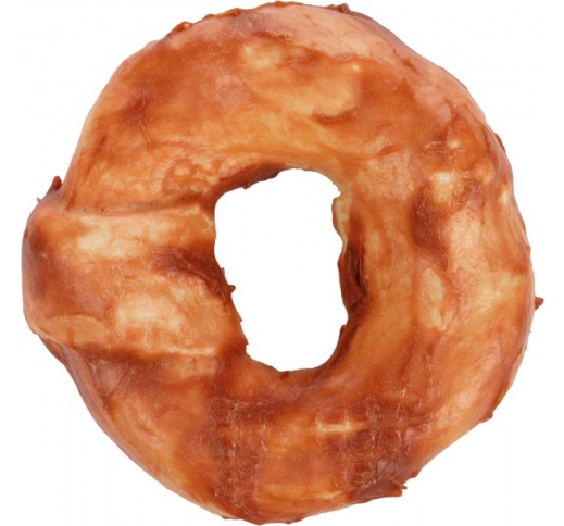 Flamingo Dog Treats - Boost Ring with Salmon & Collagen 10cm