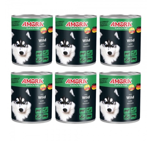 Amora Meat Pure Dog Food (Beef & Venison) 800g x 6pcs