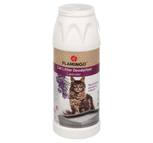Flamingo Cat Litter Deodoriser with Lavender Scent 750g