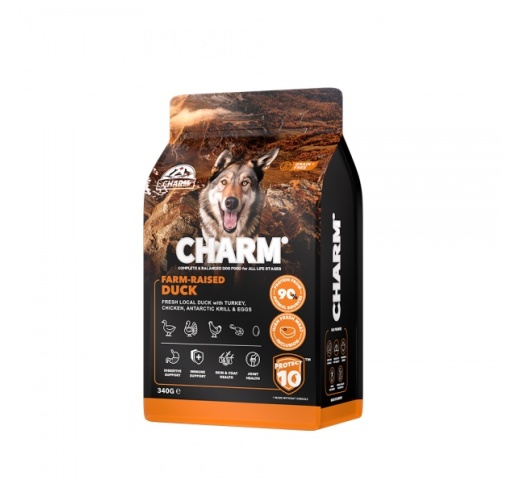 Charm Farm-Raised Duck Dog Food 340g