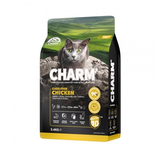 Charm Cage-Free Chicken Cat Food 5,4kg
