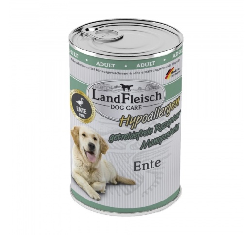 Landfleisch Dog Care Hypoallergenic Dog Canned Food with Ente 400g