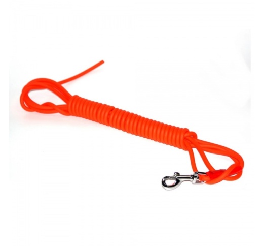 Dingo Biothane Tracking Leash, without Loop, Orange 5mm x 5m
