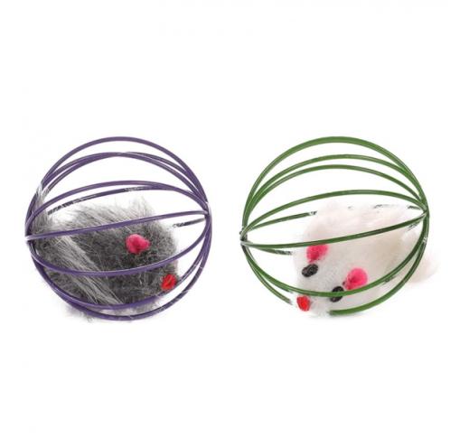 Wire Ball with Mouse 6cm