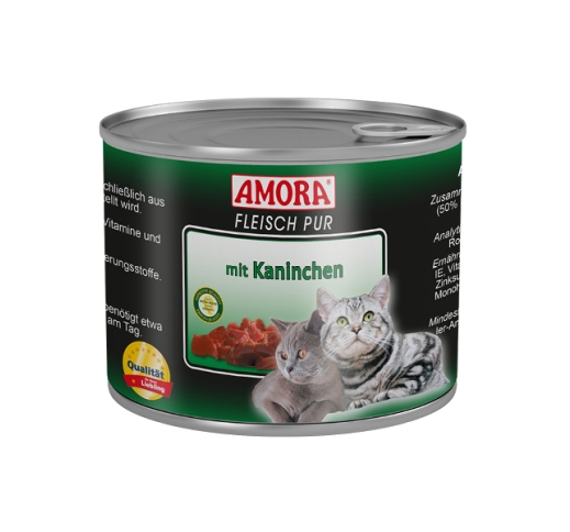 Amora Kaninchen Kassikonserv (Küülikuliha) 200g
