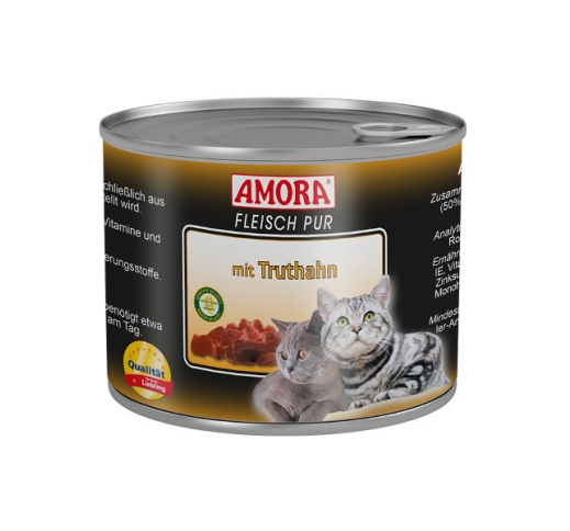 Amora Canned Cat Food (Beef & Turkey) 200g