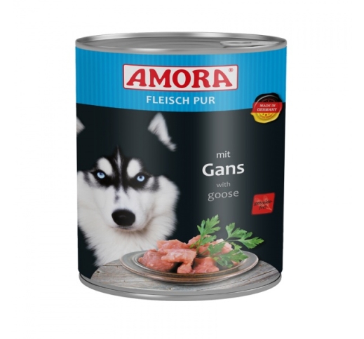 Amora консервы для собак - гусь 800г