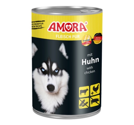 Amora Huhn Koerakonserv (Veise- ja Kanalihaga) 400g 