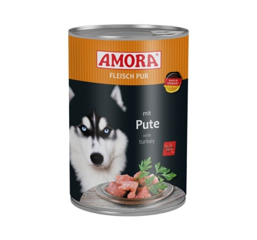 Amora Canned Dog Food (Beef & Turkey) 400g