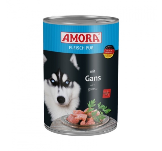 Amora Gans Koerakonserv (Kana- ja Hanelihaga) 400g