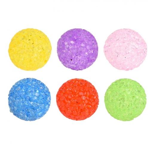 Mänguasi Kassile Glitter Pall Kõrinaga 3,75cm