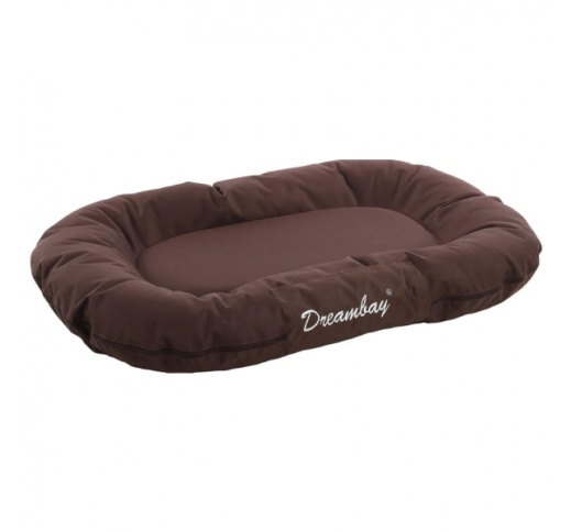 Лежак Dreambay Oval Brown 80x60x14см