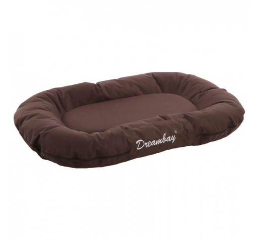 Лежак Dreambay Oval Brown 80x60x14см