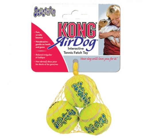 Игрушка для собак "Мячик" Kong 3 шт. Ø5см