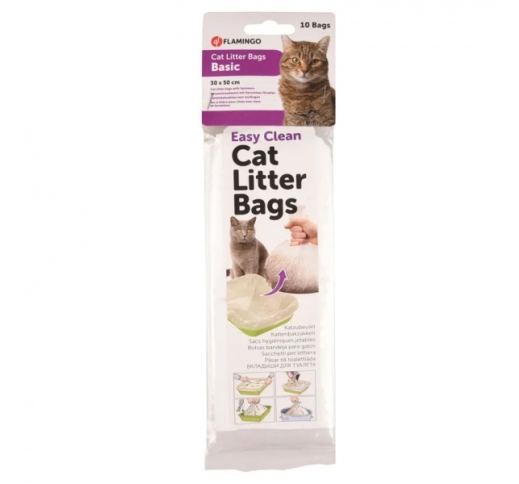 Cat Litter Bags Basic 10pcs / 30x50cm