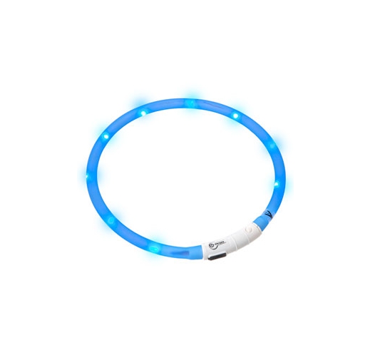 LED Collar Visio Light Blue 20-70cm