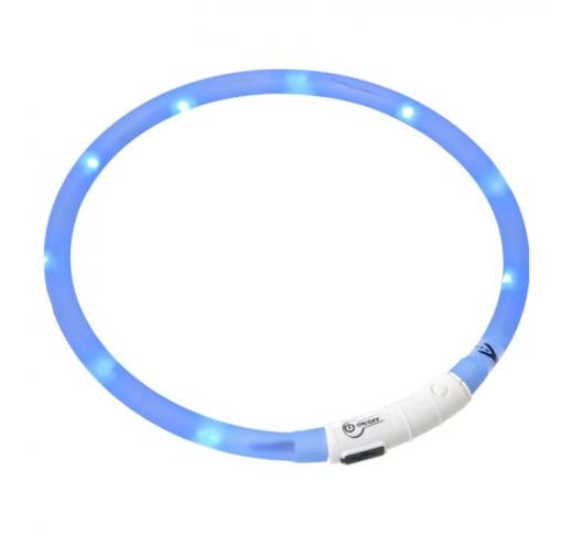 LED Collar Visio Light Blue 20-70cm