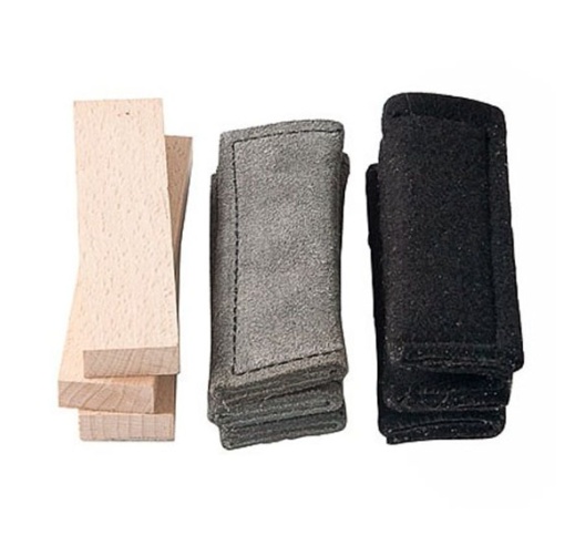 Klin Tracking Items (Leather, Cloth, Wood) 3pcs