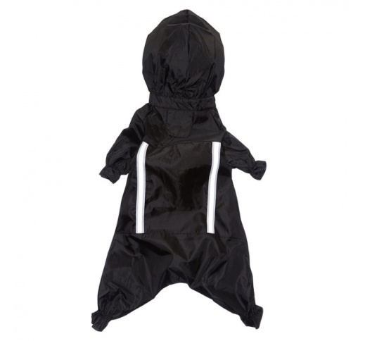 Raincoat for Dogs Black 30cm