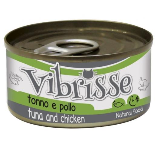 Vibrisse Konserv Kassile Tuunikala ja Kana 70g