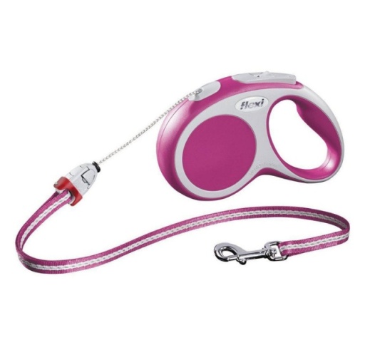 Flexi Vario M Pink 5m Cord 20kg