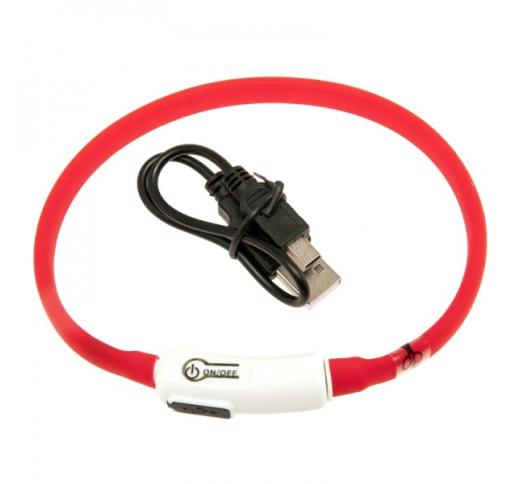 LED Collar Visio Light Red 20-35cm