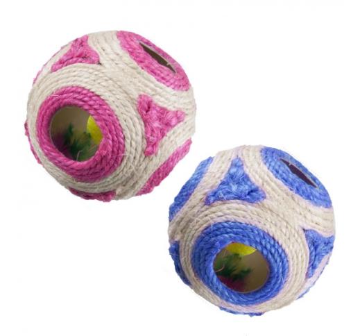 Cat Toy Rattle Ball 11cm