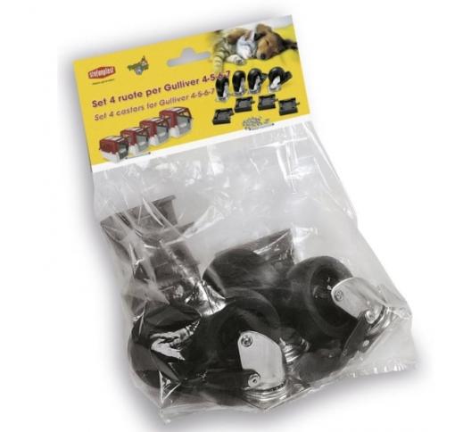 Set of 4 Castors for Gulliver IATA 4/5/6/7 4pcs