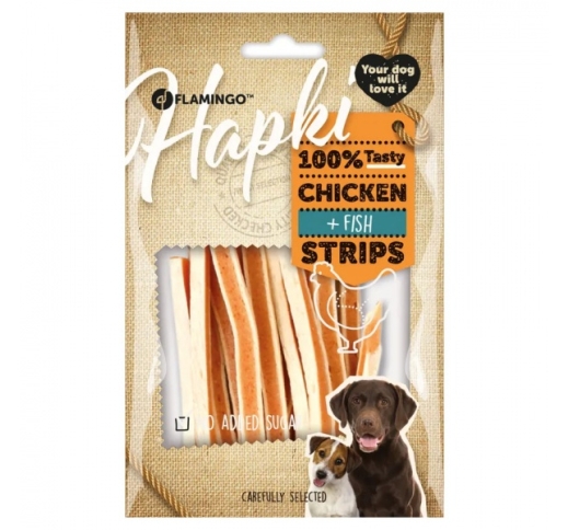 Hapki Dog Treats - Chicken & Fish 85g