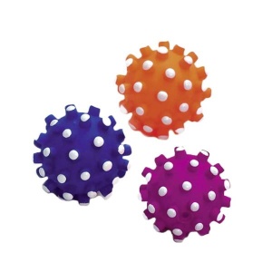 Flamingo Dog Toy Vinyl Hedgehog Ball 6.5cm