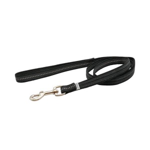 Sprenger Прорезиненный поводок для собак, чёрный 19 мм x 2 м