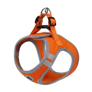 Croci Reflective Dog Harness, Orange XS 30-33cm