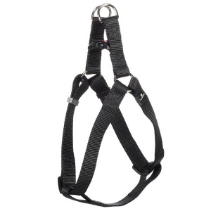 Flamingo Harness Black 40-70cm 25mm