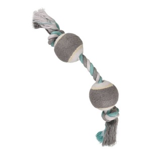 Flamingo Mänguasi Koerale Tennisepallid Nööriga 37cm