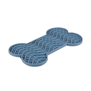 Flamingo Silicone Lick Pad Blue M 12,8x21,8cm