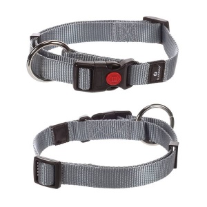 Ошейник для собаки, серый 20мм x 40-55см
