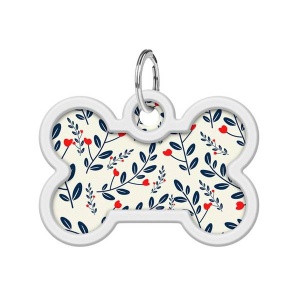 WAUDOG Smart ID Metallist Ripats QR-passiga, Taimed 28x40mm