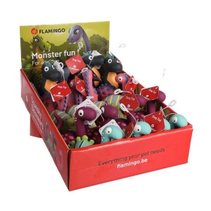Flamingo Mänguasi Koerale Lateks Dinosaurus Mix