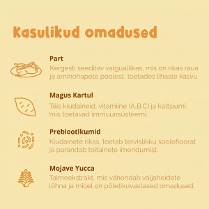 Omadused Buddy Tasty Duck Bites - Pardiga Kuivtoit Väikest Tõugu Koerale 5kg