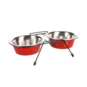 Flamingo Kausside Komplekt Alusel Punane 2x13cm