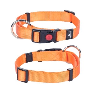 Flamingo Nailonist Kaelarihm "Ziggi", Oranž 40-55cm x 20mm