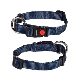 Collar Ziggi Nylon Dark Blue 40-55cm x 20mm