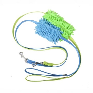 Поводок Dingo Agility с игрушкой зеленый 160см